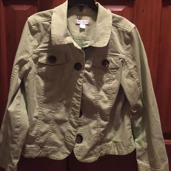 Christopher & Banks Jackets & Blazers - Light green Christopher & Banks jacket size large